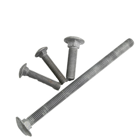 Producent Stål Zinc Cup Hoved Rib Neck Carriage Bolt