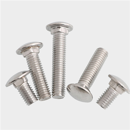 RUSTFRIT STÅL COACH BOLTS CUP SQUARE CARRIAGE BOLT SCREWS DIN 603
